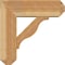Ekena Millwork Funston Craftsman Rough Sawn Bracket w/ Offset Brace, Western Red Cedar, 8"W x 24"D x 24"H BKT0806X24X24FST04RWR - alternate 3